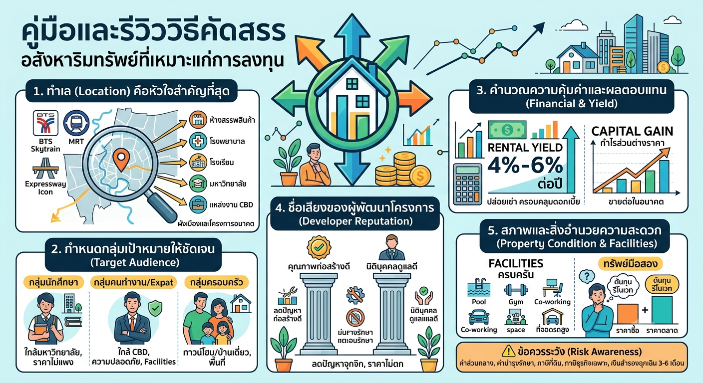 คู่มือการลงทุนอสังหาริมทรัพย์